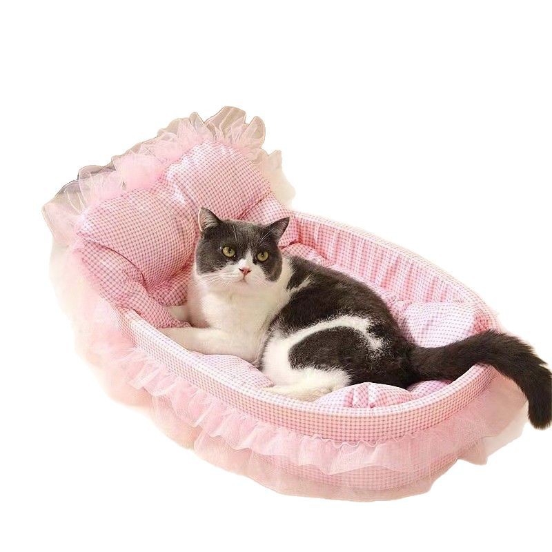 Four Seasons Universal Cat Nest Spring Summer Autumn Winter Pet Mat Princess Small Summer Kennel Summer Mat Winter Dual-use Warm