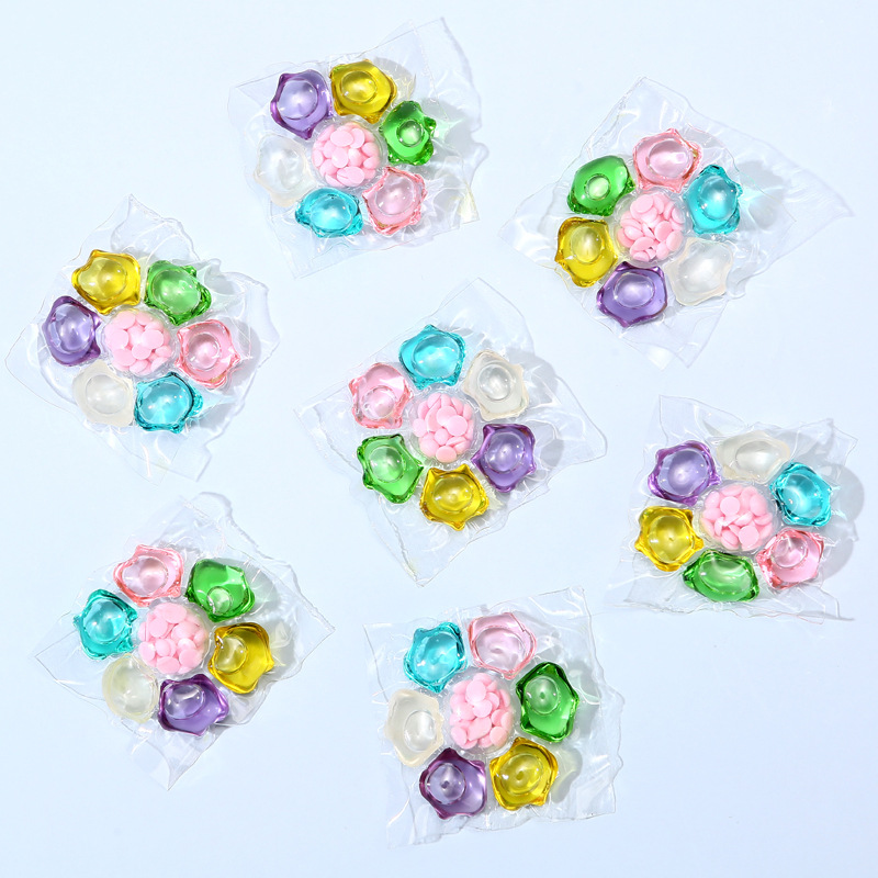 Seven-chamber laundry beads lasting fragrant beads cleaning decontamination laundry ball all-in-one laundry beads concentrated laundry detergent