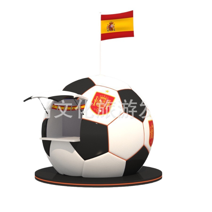 Sincerely Recruiting Foreign Trade Cooperation: Scenic Area Commercial Street Football Coffee House Kiosk Factory Direct Sales