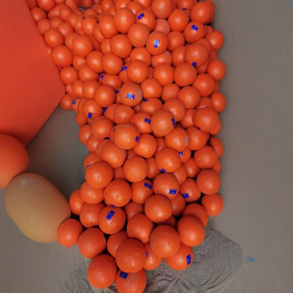 Inflatable solid ball for primary and secondary schools 2kg 1kg non-slip rubber ball fitness ball outdoor competition track and field shot put