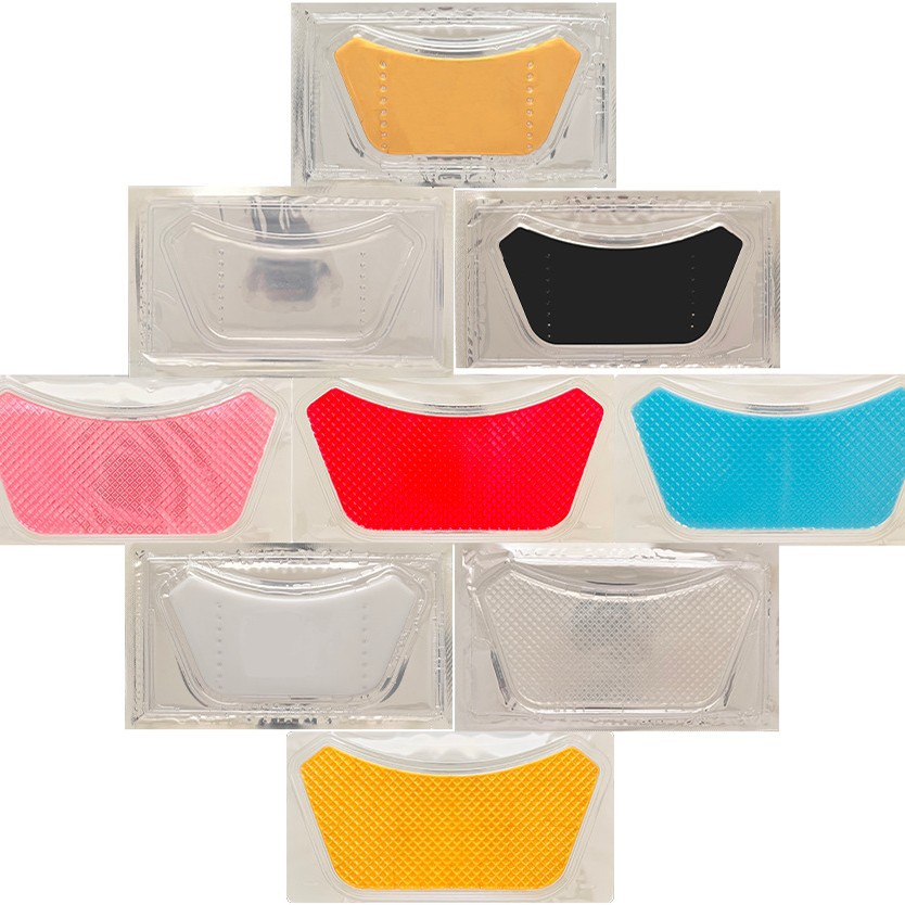 Gold Neck Mask Foreign Trade Customized Multi-Color Collagen Anti-Wrinkle Moisturizing Neck Care Neck Mask to Reduce Neck Lines