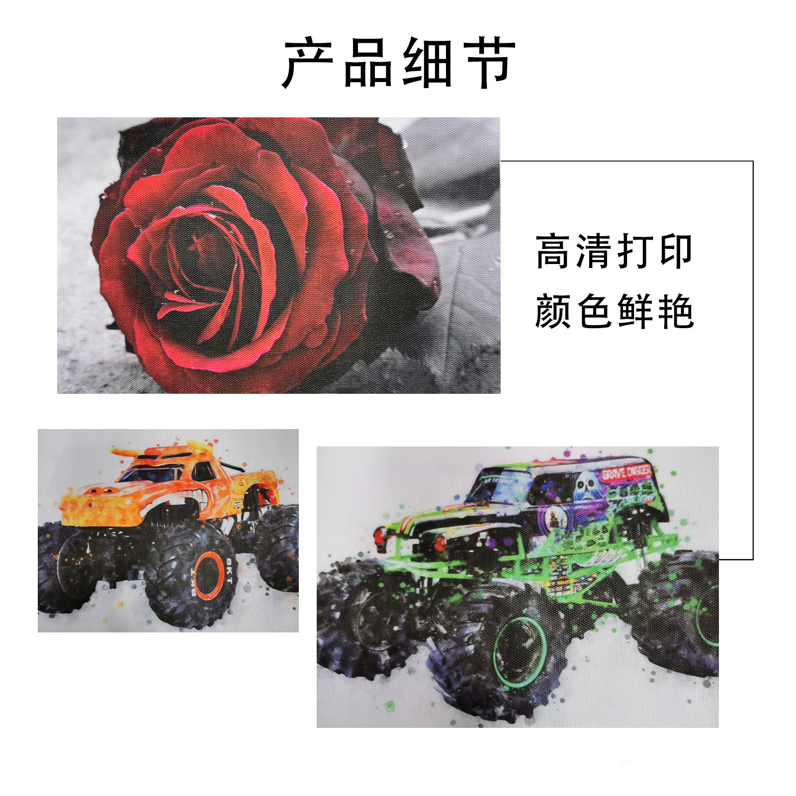 Amazon Cross-border Export Art Painting Picture Design Picture Size Living Room Hanging Painting Home Decoration Painting Core Manufacturer