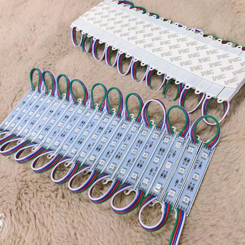 Manufacturer Export Advertising Luminous Character Light Box Acrylic Character Light Source Glue Colorful Rgb Module Led Module