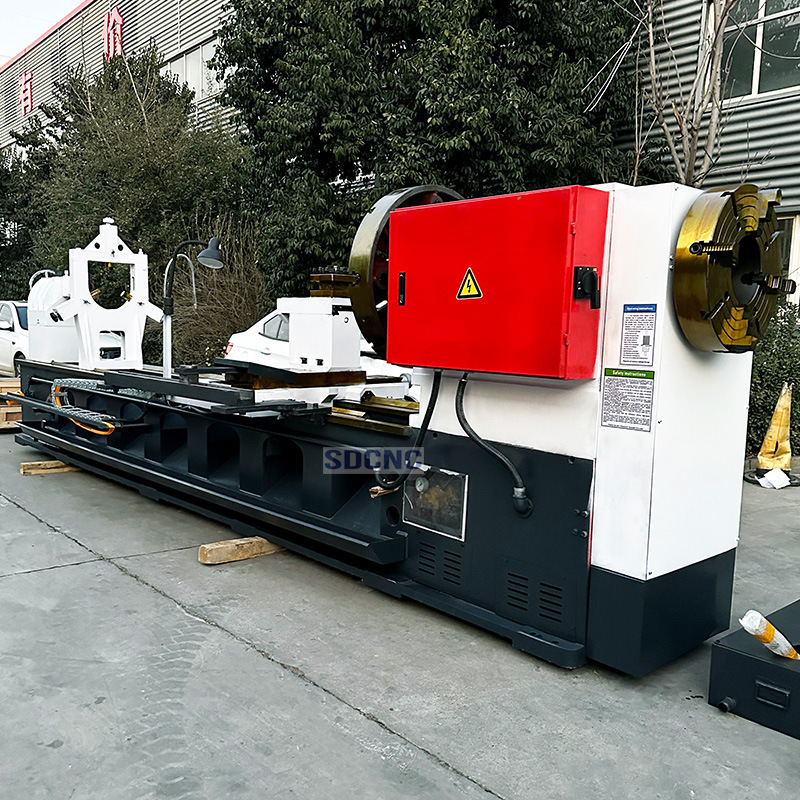 Ordinary Pipe Thread Lathe Q1319 Ordinary Floor-Standing Precision Large Aperture Horizontal Metal Heavy Cutting Thread Lathe