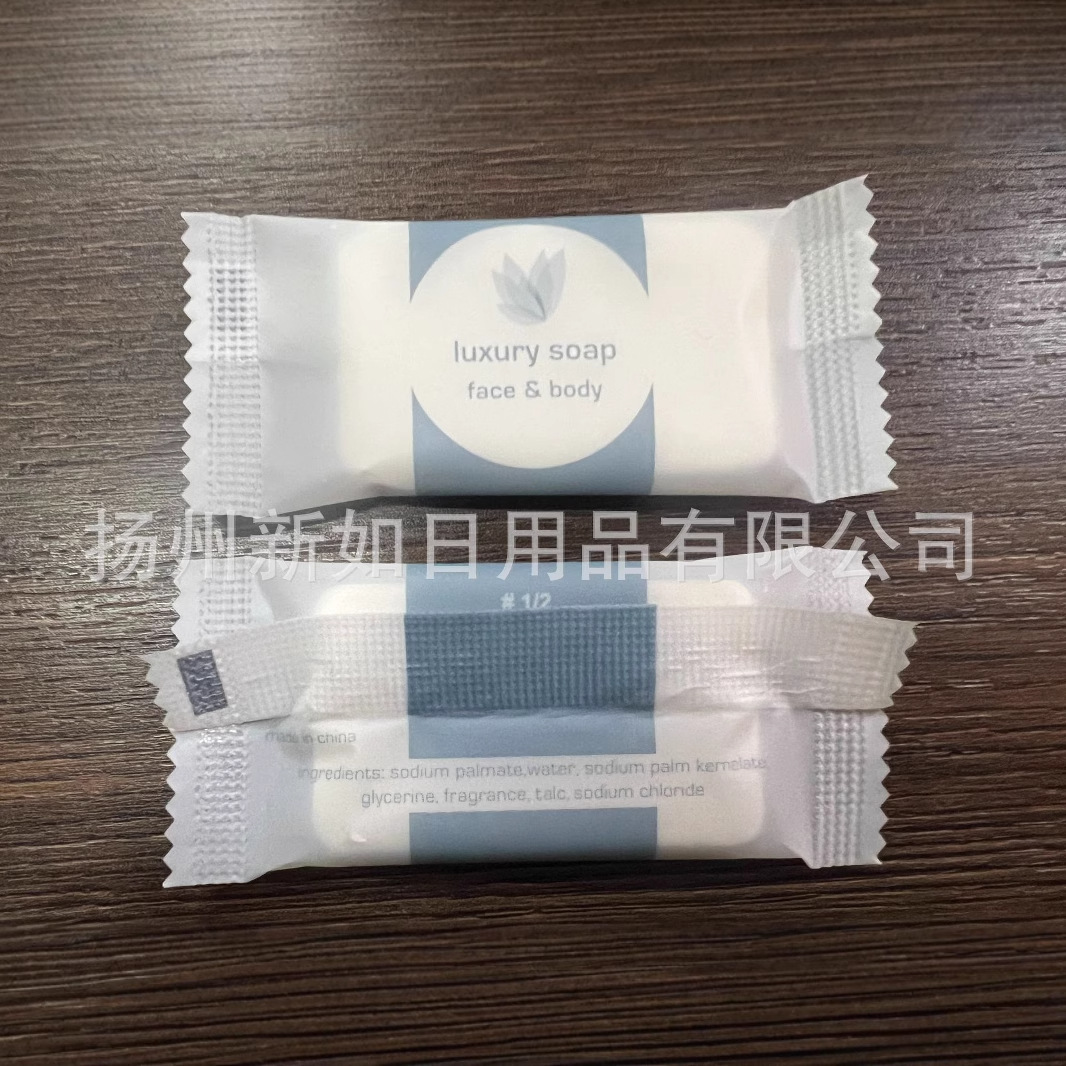 Manufacturer Wholesale Spot Export Export Neutral Packaging American Hotel Disposable Soap Small Soap 10g