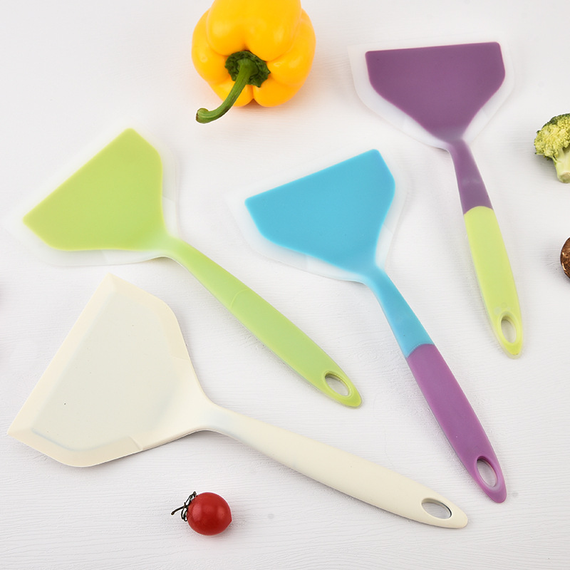 Yuzi Sauce Silicone Shovel New High Temperature Resistant Non-stick Pan Shovel Pancake Silicone Shovel Stir-frying Shovel Pancake Kitchenware