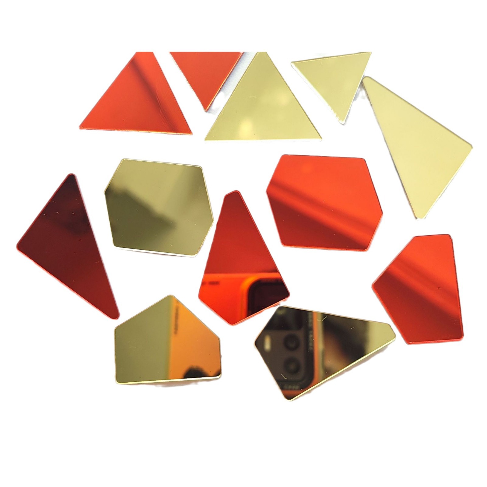 Factory wholesale acrylic color lens diy handmade patch color PC lens plexiglass decorative lens