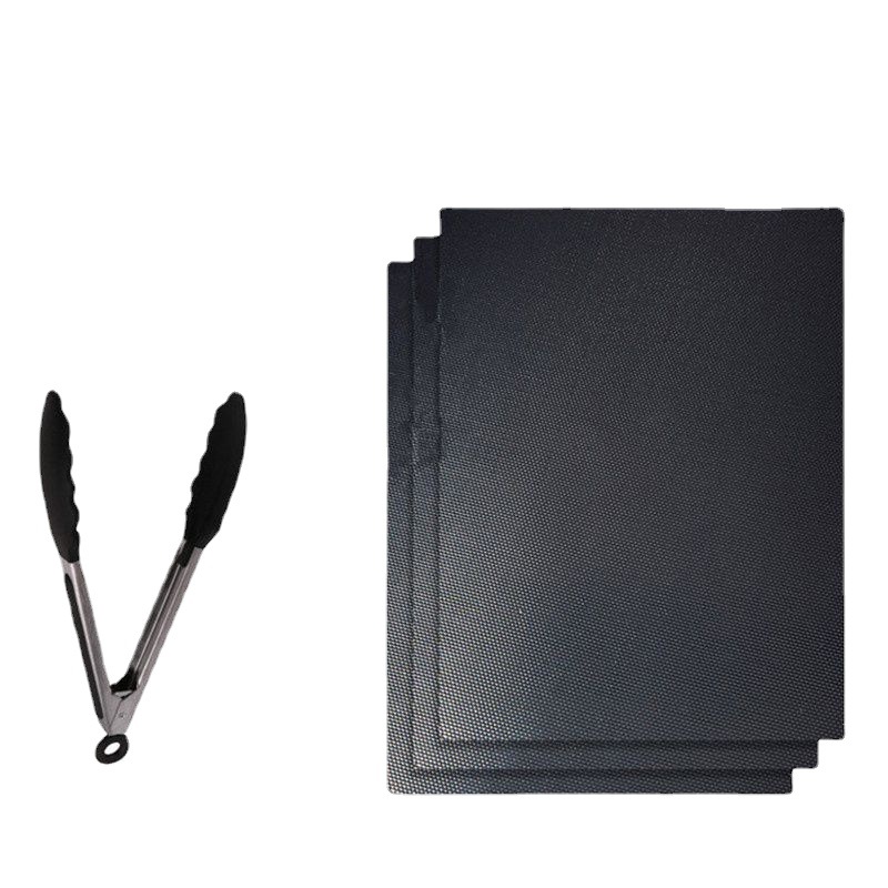 Коврик для пикника BBQ, жаропрочный тефлоновый коврик для барбекю, противень, легко чистится, антипригарный