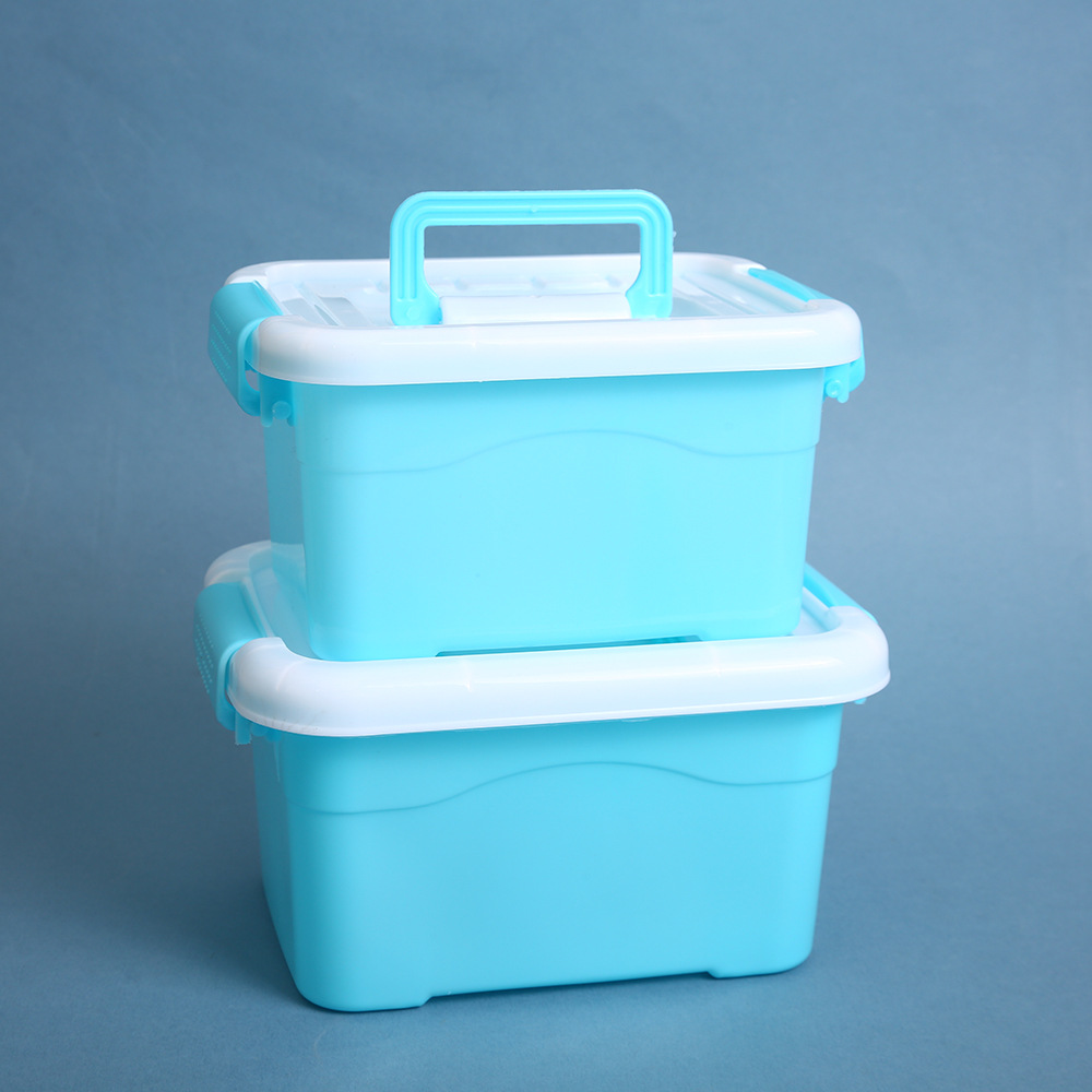 Multi-specification transparent plastic storage box laundry beads children's toys Lego storage box stationery puzzle storage box