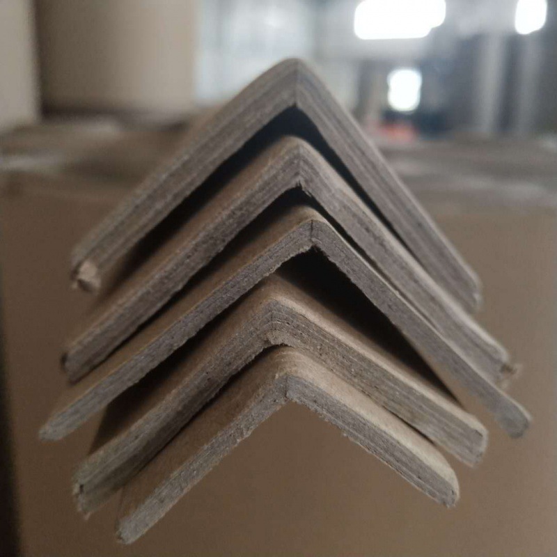 Manufacturer Wholesale Kraft Paper Corner Guards L-Shaped Outer Box Packaging Paper Corner Guards Wear-Resistant Furniture Logistics Edge Paper Corner Guards