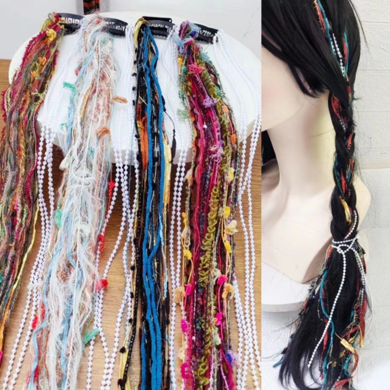 Нишевое головное убор китайского стиля, плетеная коса, популярный этнический стиль, оптовая продажа