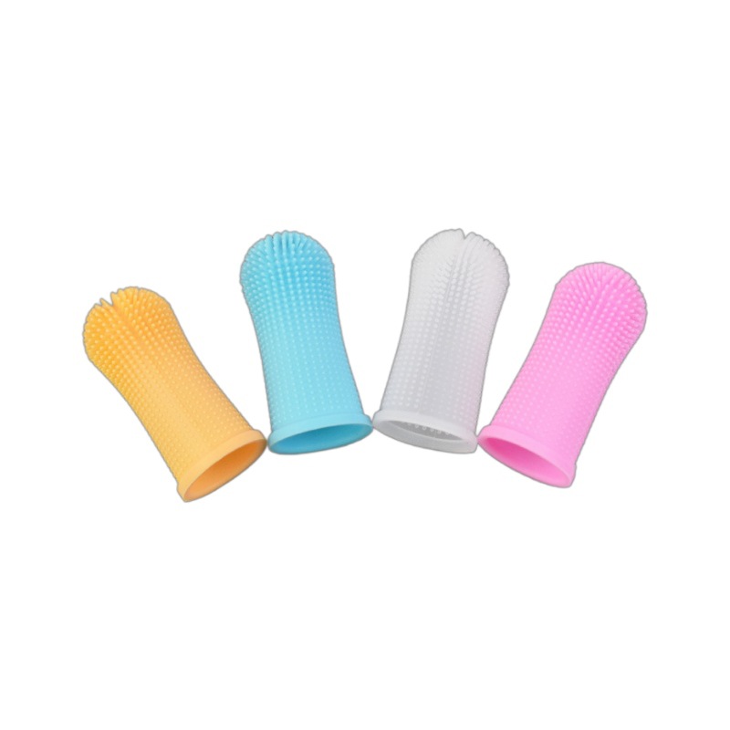 Pet Silicone Finger Brush Pet Toothbrush Pet Oral Cleaning Dog Finger Toothbrush
