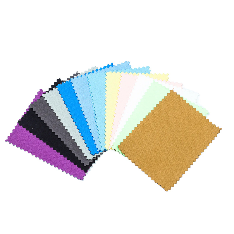 Microfiber Silver Polishing Cloth Jewelry Wiping Cloth Double-Sided Velvet Silver Polishing Cloth Manufacturer Wholesale