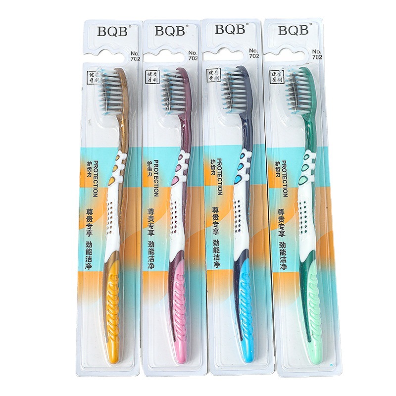 BQB advanced independent packaging adult soft bristle big head toothbrush bamboo charcoal bristle toothbrush soft bristle wholesale factory