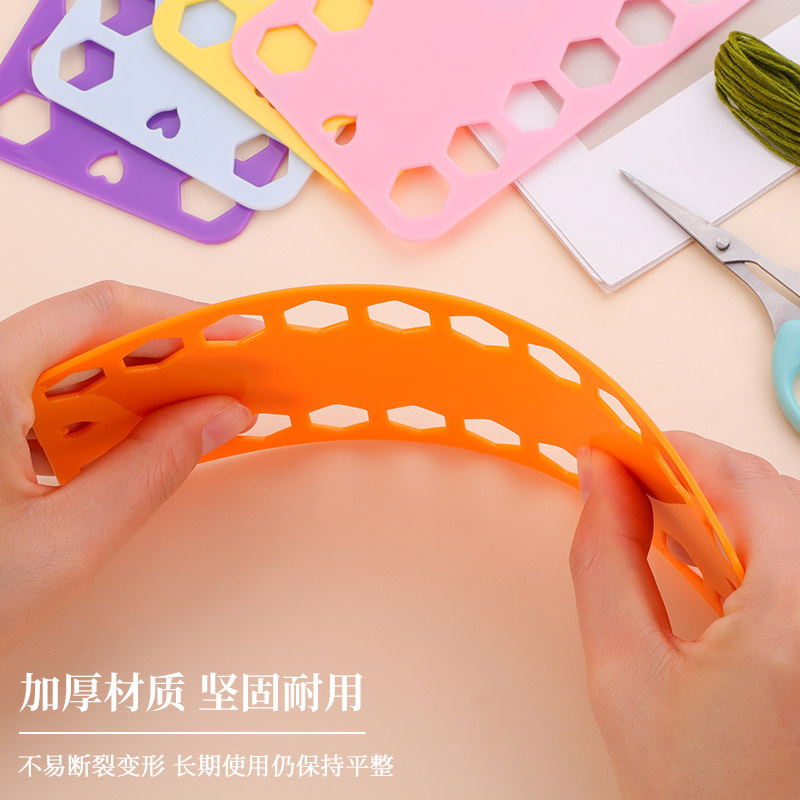Cross Stitch Threading Board Suzhou Embroidery Embroidery Colorful Plastic Threading Board Winding Board