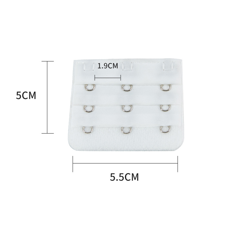 (Independent packaging) three rows of three buckles/Bra extension buckle/BRA buckle/underwear extension buckle/adjustment buckle
