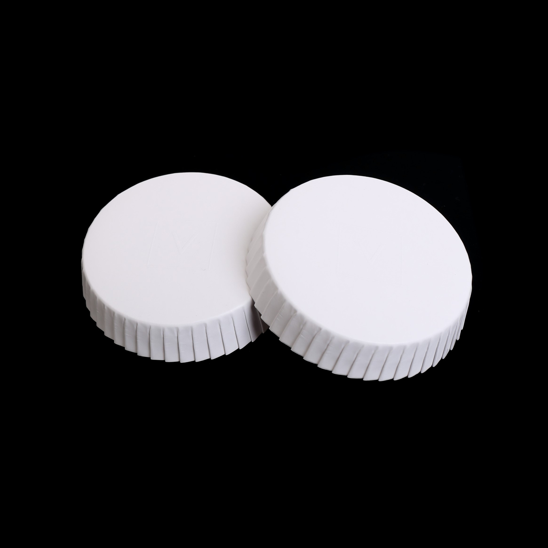 Disposable Cup Lid Paper Cup Lid with Printed Logo Hotel Room B&B Barber Shop Opening Cup 90 Caliber Stereo