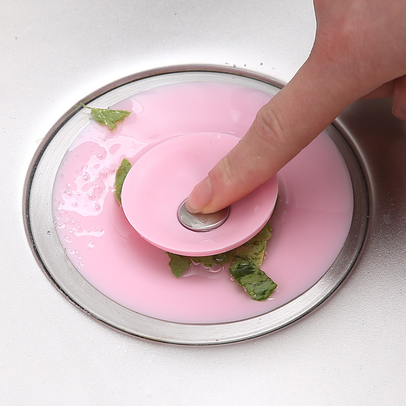 Odor-proof floor drain cover drain outlet plug sink plug sink plug sewer filter screen Press floor drain