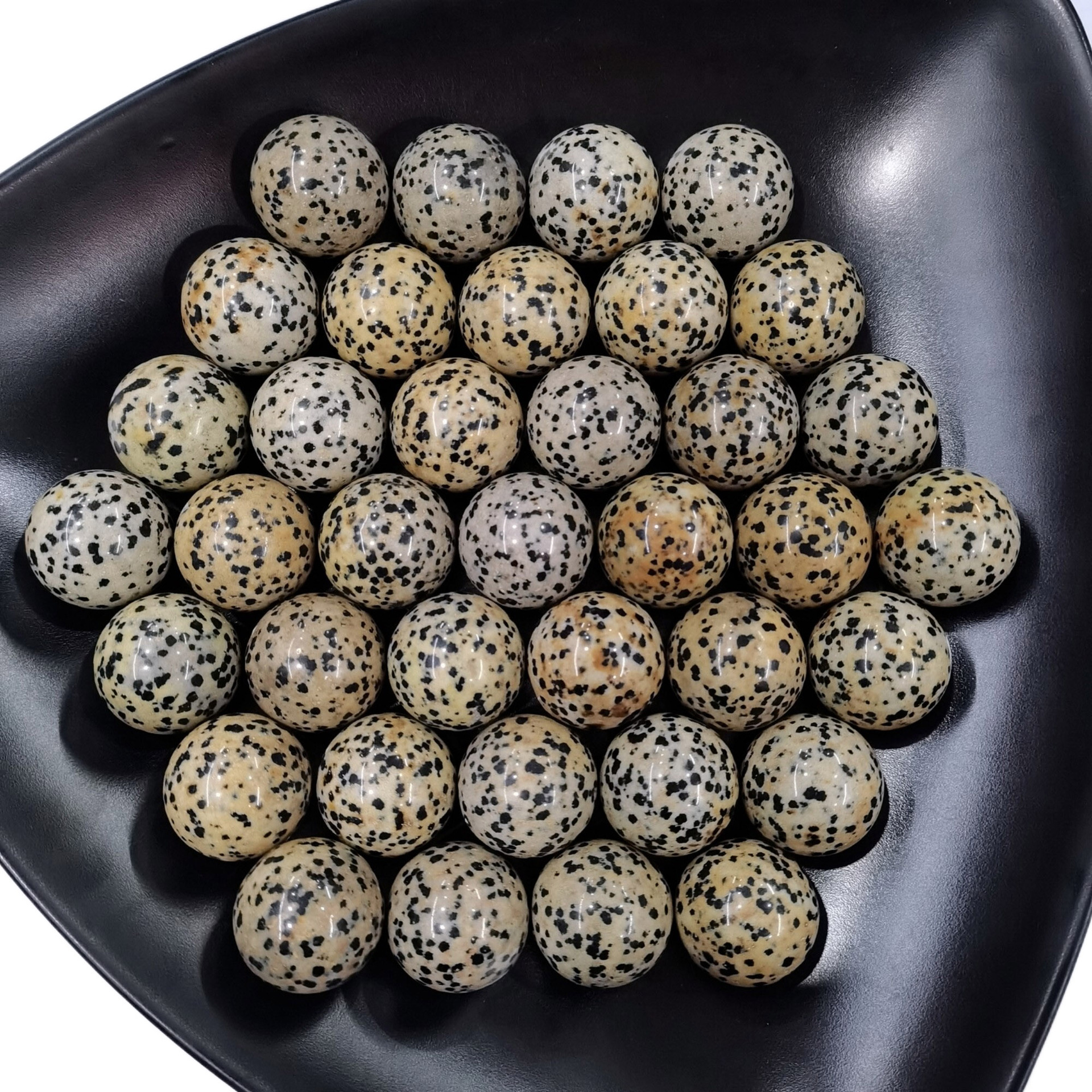 Natural Stone Crystal Ball Non-porous 25mm Ornaments Green East Mausoleum White Crystal Lapis Lapis Seven Star Array Feng Shui Ball Massage Ball