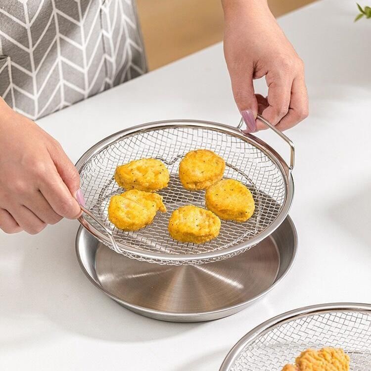 Сито из нержавеющей стали для барбекю и жарки фильтр для масла