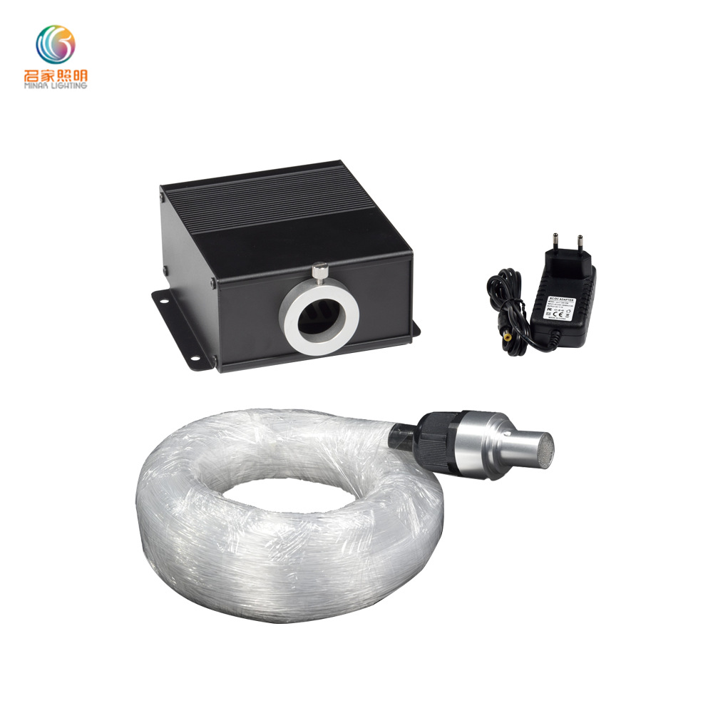 Car Led Colorful Fiber Optic Machine Light Source Programmable with Remote Control Starry Sky Light Source Machine Full Sky Star Light Source Machine