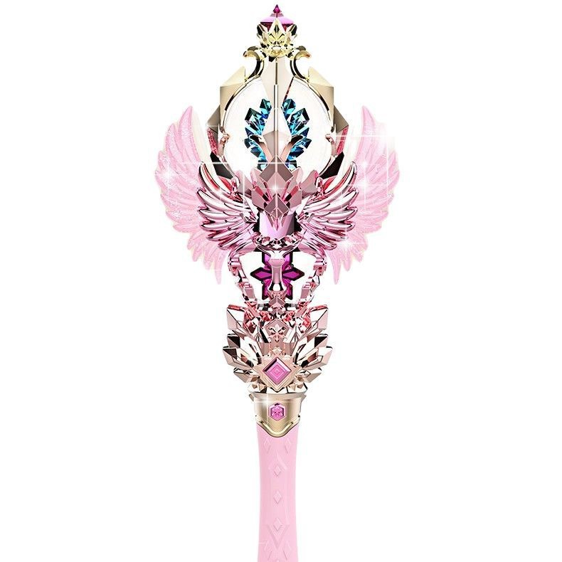 Girls Magic Wand Light Music Electric Rotating Magic Wand Sound and Light Fairy Wand Princess Little Magic Fairy Children's Toys