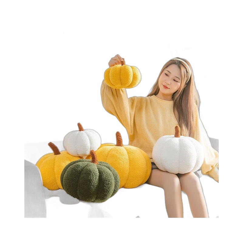ins Style Creative Pumpkin Pillow Living Room Sofa Pillow Bedroom Decoration Ornaments Bay Window Pillow Girl Birthday Gift