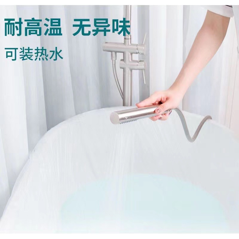 Thickened Disposable Bath Bag Hotel Bath Bath Bag Household Adult Bath Bag Wooden Barrel Bag Bath Barrel Set