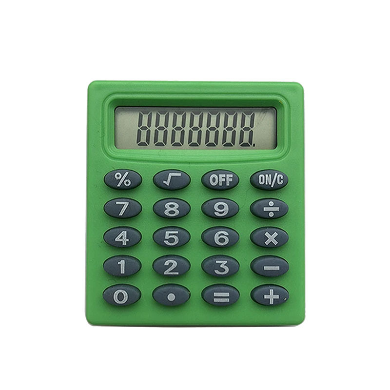 Small Quartet Pocket Cartoon Mini Calculator Pocket Button Battery Calculator Candy Color Portable Computer