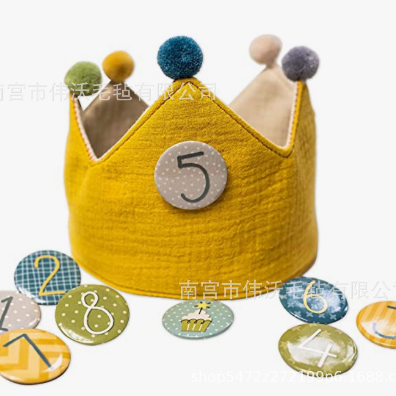 Детская шляпа на день рождения, корона, заменяемая цифровая шляпа для фотосессий