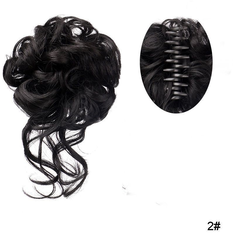 Wig Ball Grabber Style Dragon Beard Female Fluffy Long Beard Hair Bag Wig Set High Ponytail Chicken Nest Cocktail Hair Tie Hairpin
