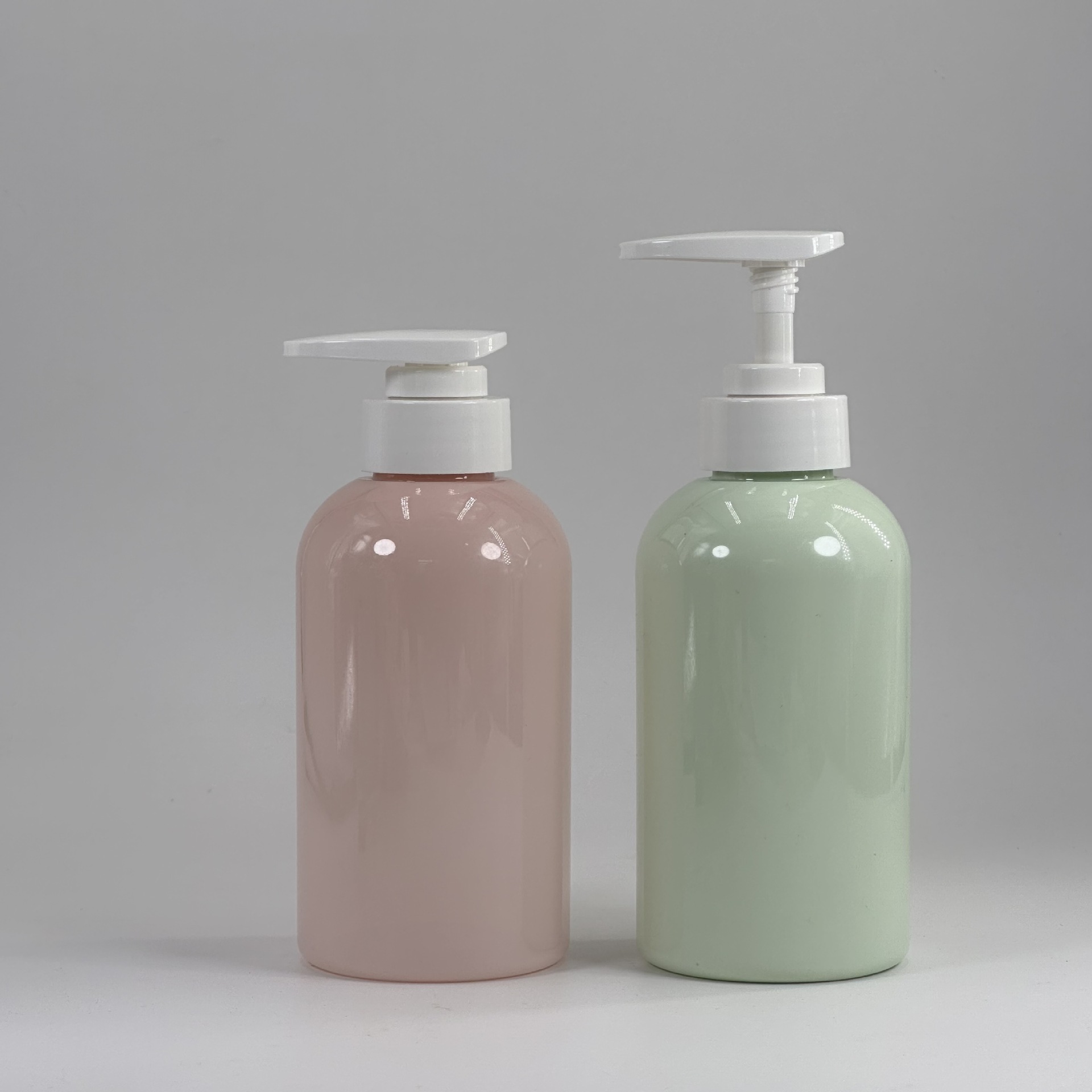 300ml New Frosted Rubber Paint Plastic Press Round Shoulder Shampoo Bottle Body Soap Body Milk Bottled