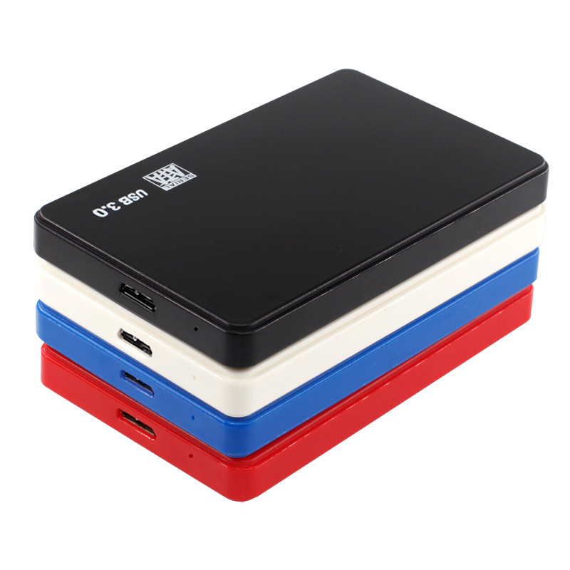 2.5inch Mobile Hard Drive Box Usb3.0 Mechanical Solid-State Universal Plastic Abs Hard Drive Box Tool-Free and Printable Logo