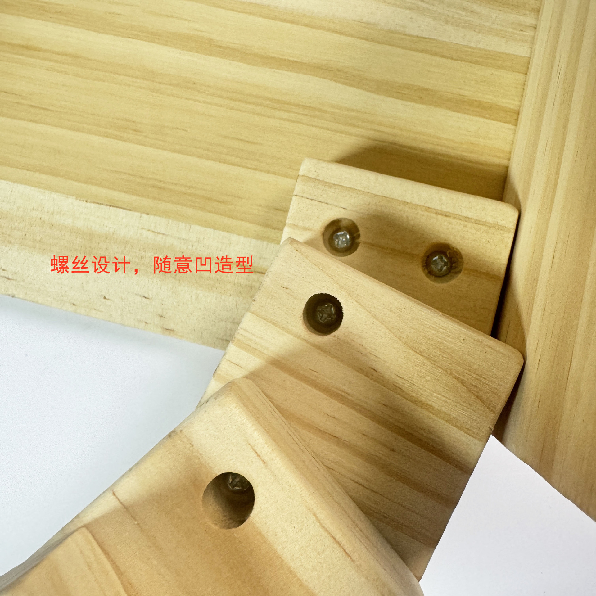 Cross-Border Solid Wood Hamster Golden Bear Shelter House Removable Two-Story Hamster Landscaping Table Rutin Chicken Feeding Platform