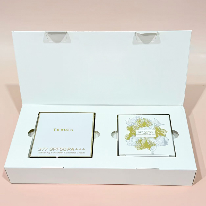 Light and Flawless Vc Air Cushion Cream, Light and Moisturizing, Long-Lasting, Non-Stuck Powder, Moisturizing, Concealer, Oil Control, Dry Skin Air Cushion Set