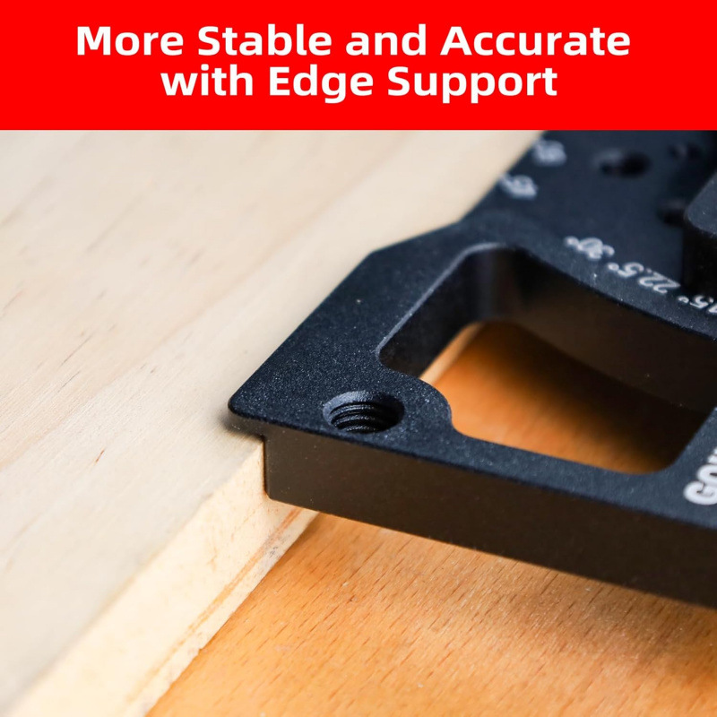 Adjustable Angle Track Saw Square with -60 ° To 60 ° Fast Positive Angle