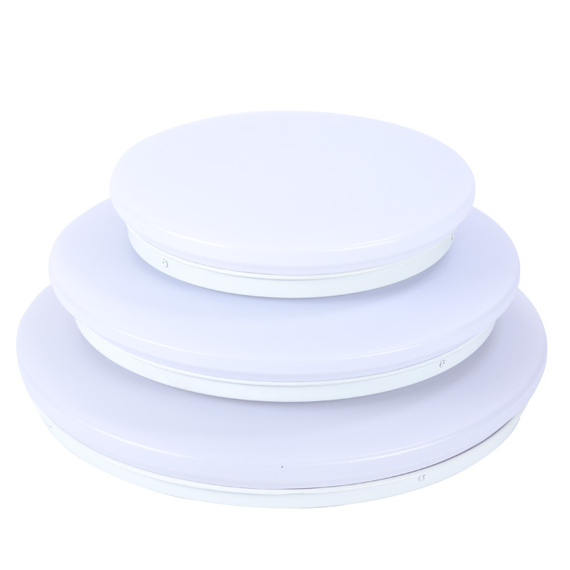 Acrylic All-White Engineering Ceiling Light for Corridors, Hallways, Balconies, Simple Bread-Shaped Light, Led Ultra-Thin Round Ceiling Light