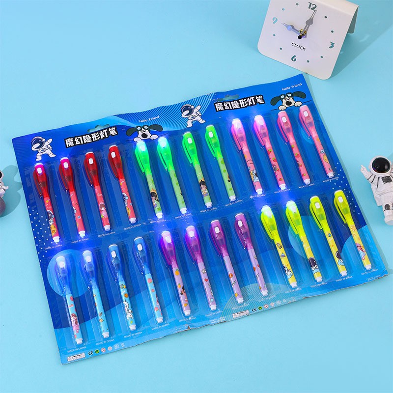 Invisible Highlighter Magic Secret Pen Writing Multi-Functional Ultraviolet Invisible Light Pen Fun Manufacturer Wholesale