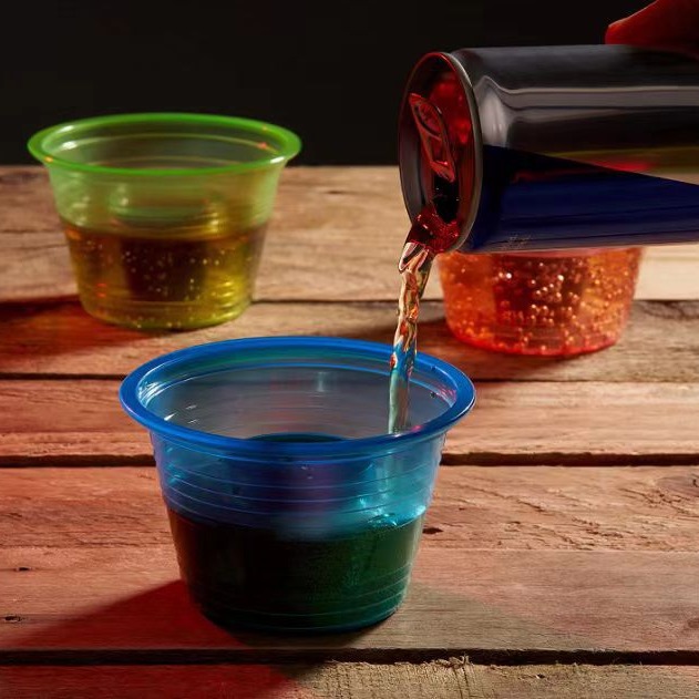 Cup Medium Cup pp Material Mixing Cup Deep Wine Bomb Cup Disposable Low Thick Mixed Drinking Small Wine Cup POWER SHOT Cup