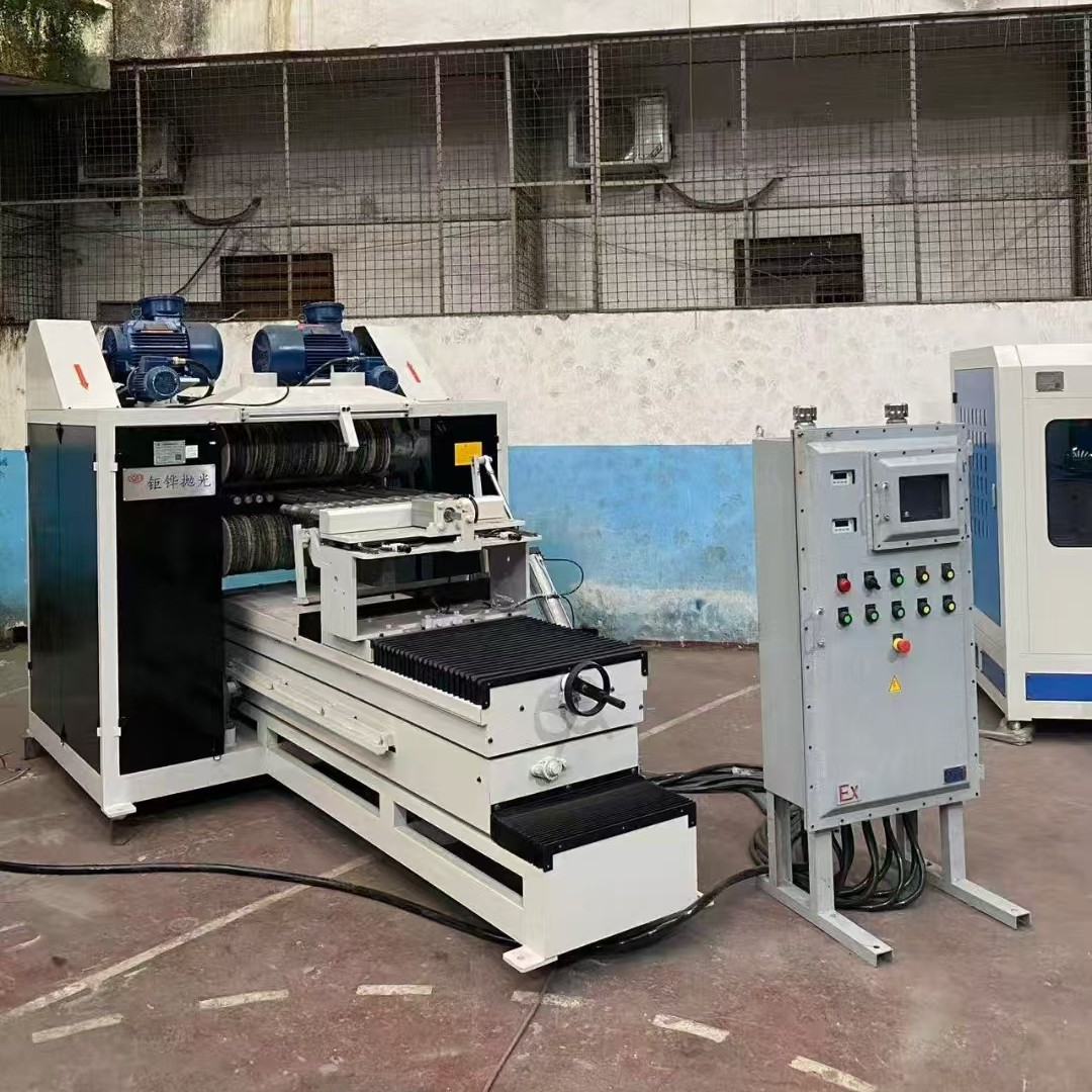 99% New Straight Grain Automatic Round Tube Polishing Machine Square Tube Automatic Polishing Machine Explosion-Proof Device