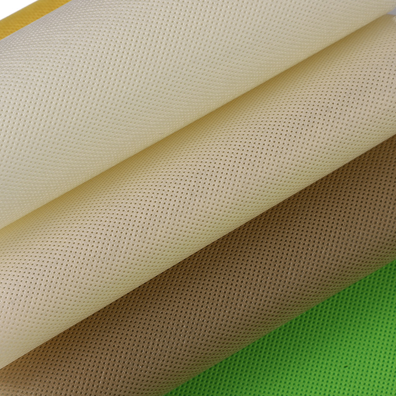 Gray Pp Spunbond Laminated Light Gray Dark Gray Beige Houndstooth Non-Woven Fabric Roll Pet Bag Dust Cover Storage Box