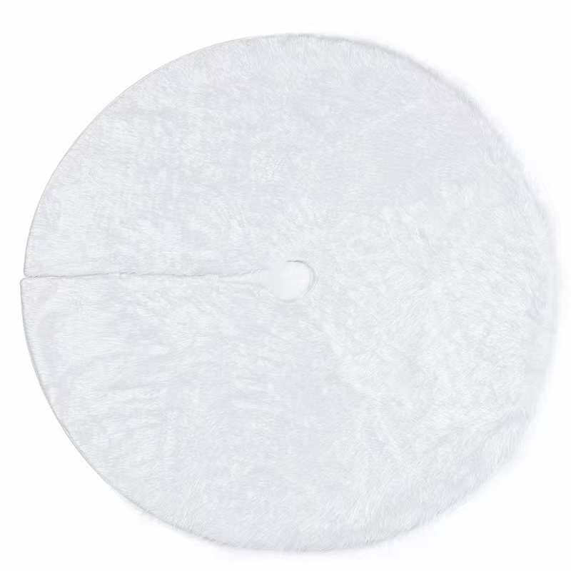 Christmas Tree Skirt Upgraded. Long Hair Dense and Thickeneded Christmas Tree Skirt. Christmas Decorations Christmas Tree Bottom Tree Skirt