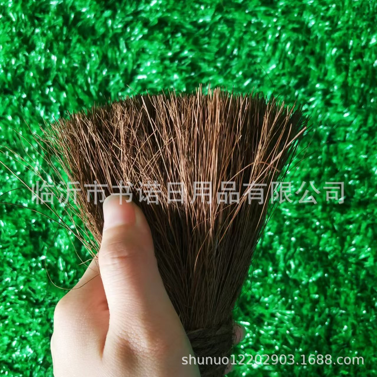 6289 Wooden Handle Brown Silk Brush Kitchen Oil-free Long Handle Pot Brush Housework Dishwashing Brush Sink Chopping Board Cleaning Brush