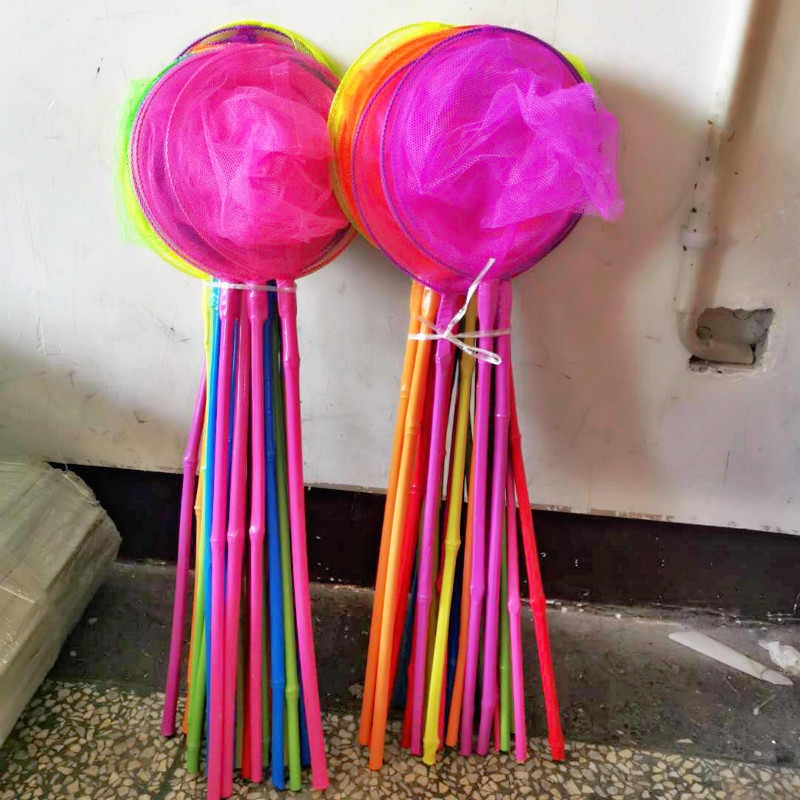 Bamboo Children's Fishing Net Catch Insects Butterfly Dragonfly Insect Net Fishing Net Bag Outdoor Toys Telescopic Fishing Net Copy Net