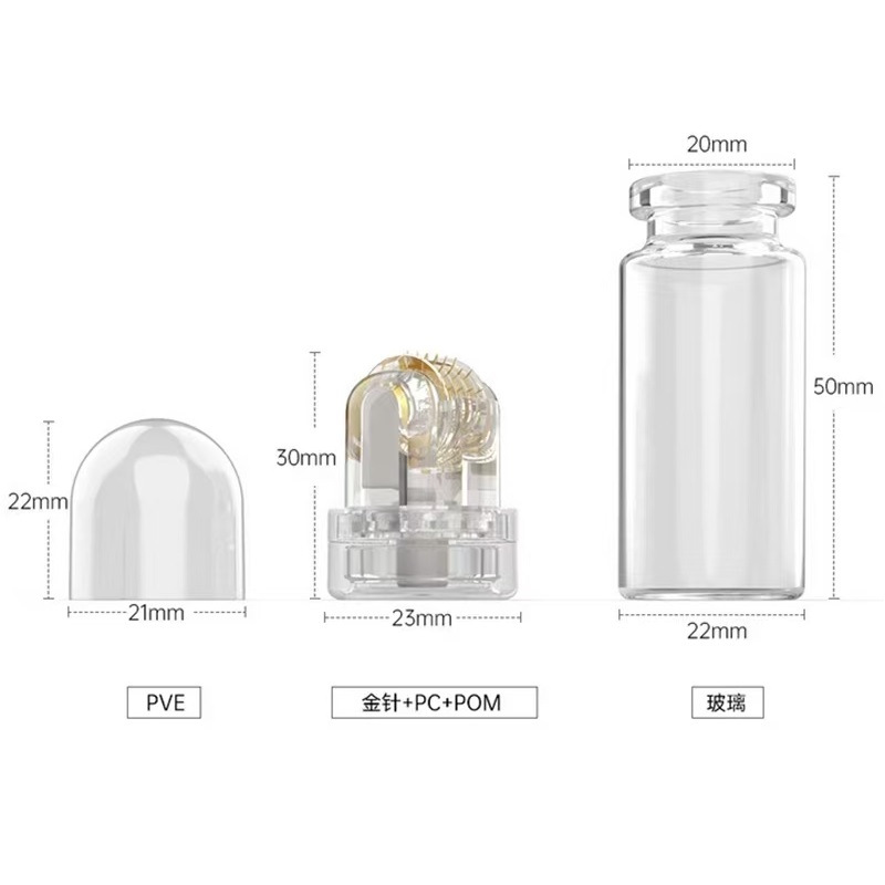 64-needle gold roller microneedle roller needle essence freeze-dried powder hyaluronic acid imported hair growth instrument beauty instrument foreign trade explosions