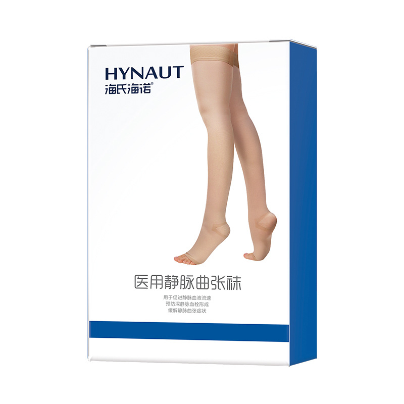 Haishi Hainuo Anti-Varicose Vein Compression Stockings for Women and Men Medical Pressure Calf Compression Medical Varicose Vein Stockings