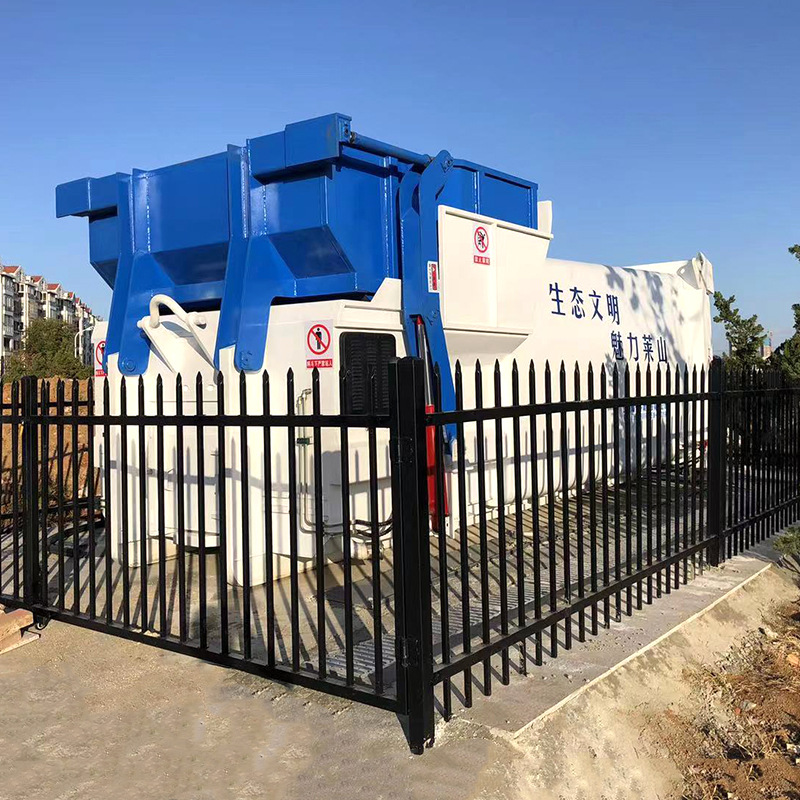 Ground Garbage Compression Station Large Capacity Garbage Transfer Equipment Suitable for Community Factory Garbage Compression Sta