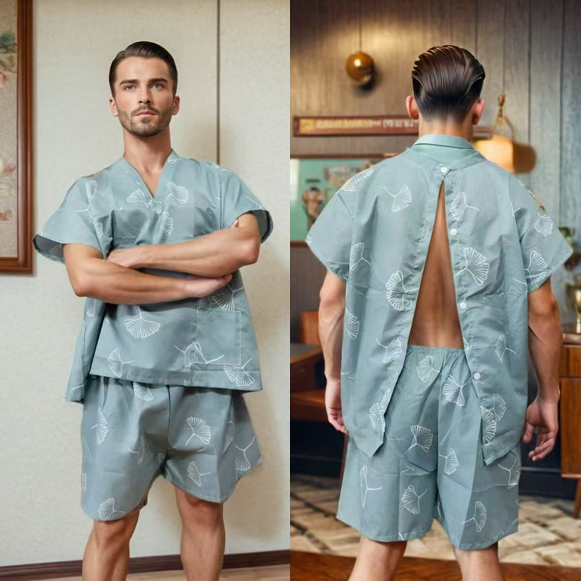 Новые одноразовые потоотделяющие сауны без запаха, одежды для спа-салонов, сменная одежда за 5 юаней