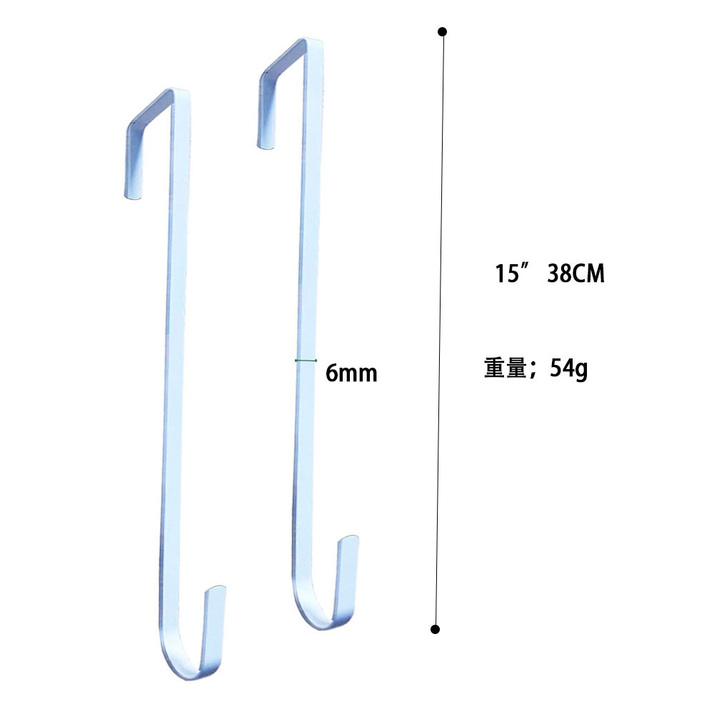 Cross Border Christmas Garment Hook Metal Shrink Christmas Door Hook Door Rear Garment Hook Christmas Decoration Telescopic Hook