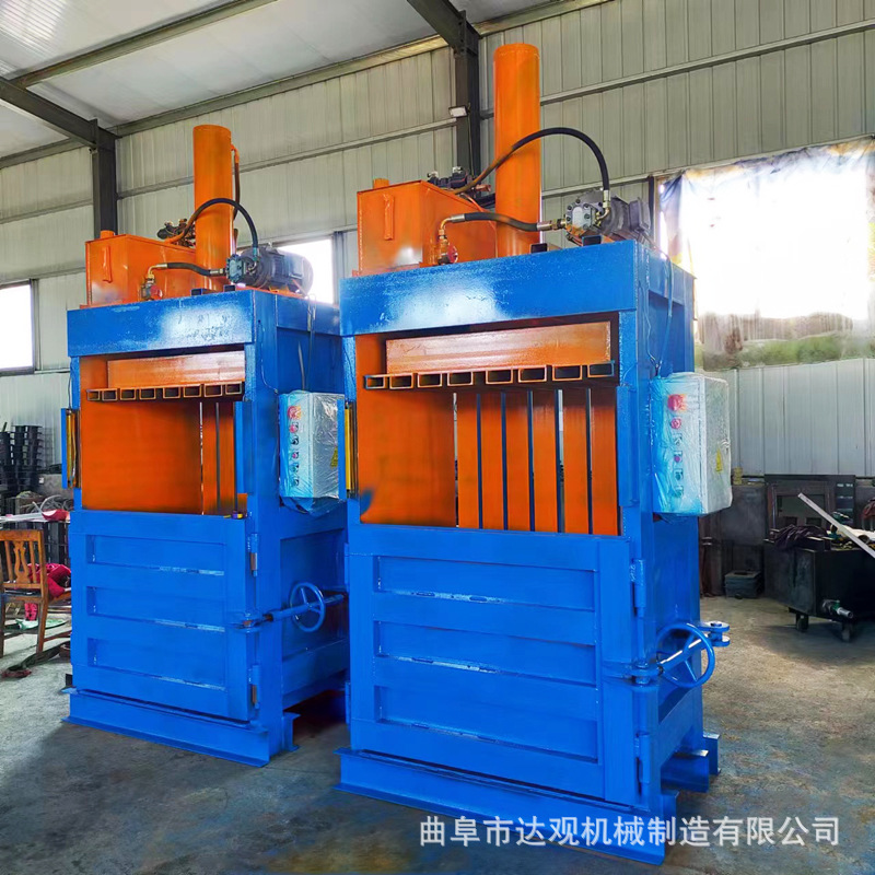 120 tons full channel steel vertical hydraulic packer waste paper plastic packer truck rack packer
